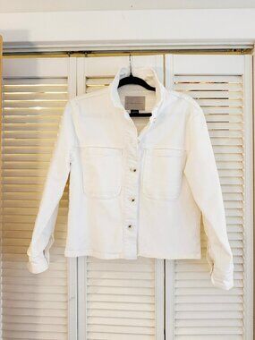 Sanctuary White Jean Jacket